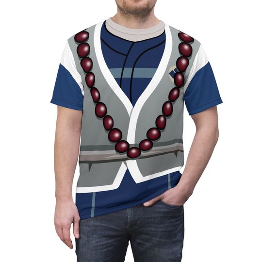 Ashida the Samurai Warlord Unisex Shirt, Ninja Mountain Costume, Warrior Cartoons Character, Game Console Cosplay, Tengu Master Outfits