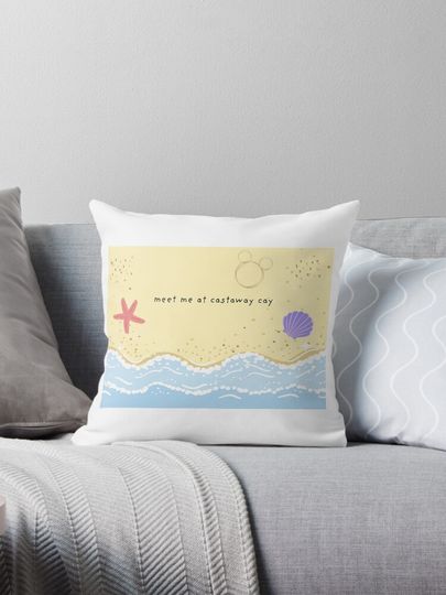 Discover MEET ME AT CASTAWAY CAY DISNEY CRUISE LINE Pillow
