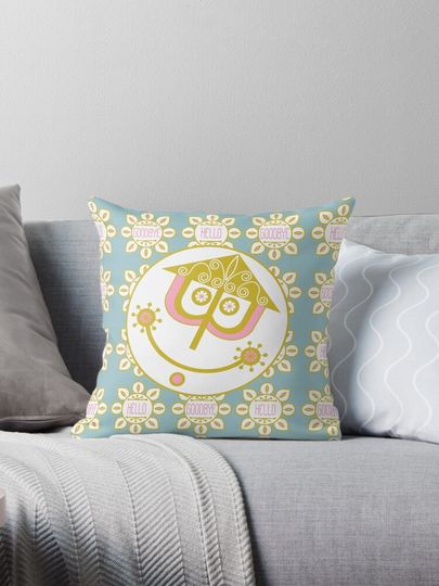 Discover Small face flowers Pillow