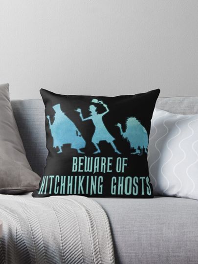 Discover Hitchhiking Ghosts Pillow