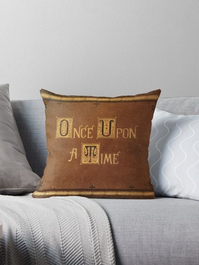 Once Upon A Time - Fitted Book Cover Pillow