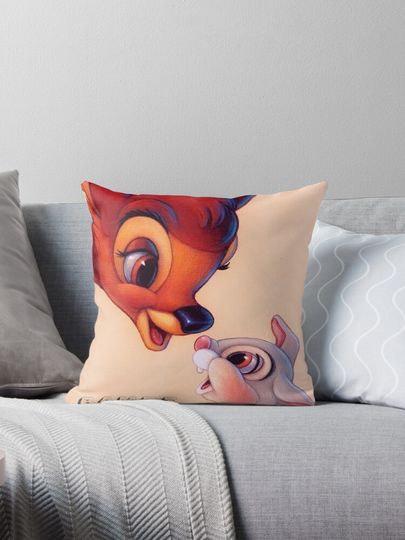 Bambi and Thumper Pillow