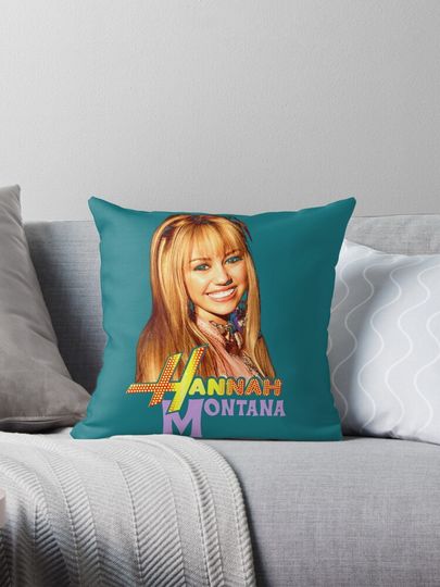 hannah montana Dropping Like Flies Pillow