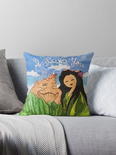 i lava you Pillow