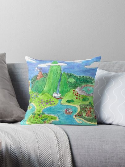 Discover Neverland Pillow