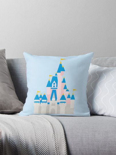 Discover Magical Castle  Pillow