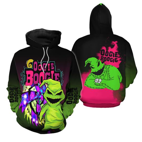 Oogie Boogie The Nightmare All Over Print 3D Hoodie