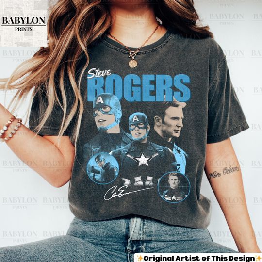 Discover Vintage Captain America Shirt Steve Rogers Marvel T Shirt Chris Evans Shirt Avengers Endgame T Shirt Marvel Shirt Gift Disney world Trip Tee
