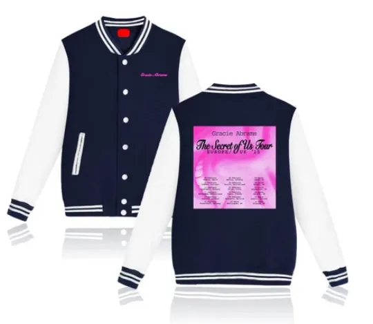Gracie Abrams The Secret of US World Tour 2025 Jackets Men Women Baseball