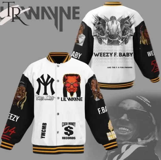 Weezy F. Baby Lil Wayne Baseball Jacket All Size