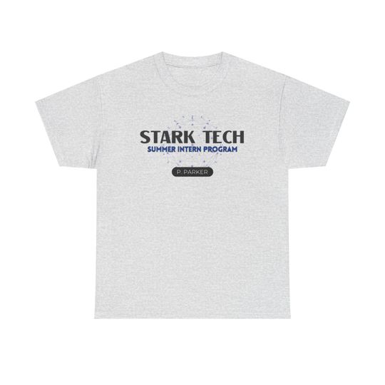 Discover Stark Tech Summer Intern Shirt, Peter Parker Spiderman Tee, Unisex Marvel Fan Gift, Superhero Geek Clothing, Comic Book Movie Apparel