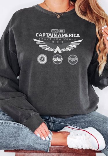 Discover New Captain America Shirt, Captain America T-Shirt, Brave New World Shirts, Captain America 4 MCU T-Shirts, Superhero Avengers Sweatshirts