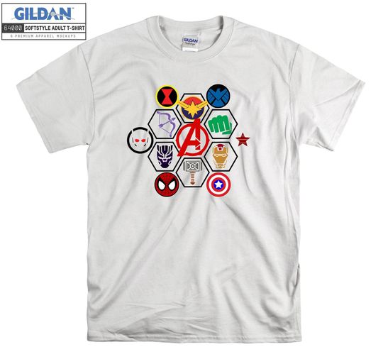 Marvel Avenger Christmas Superhero  T-shirt Hoodie Kids Child Tote Bag Tshirt S-M-L-XL-XXL-3XL-4XL-5XL Gildan Oversized Men Women Unisex A23