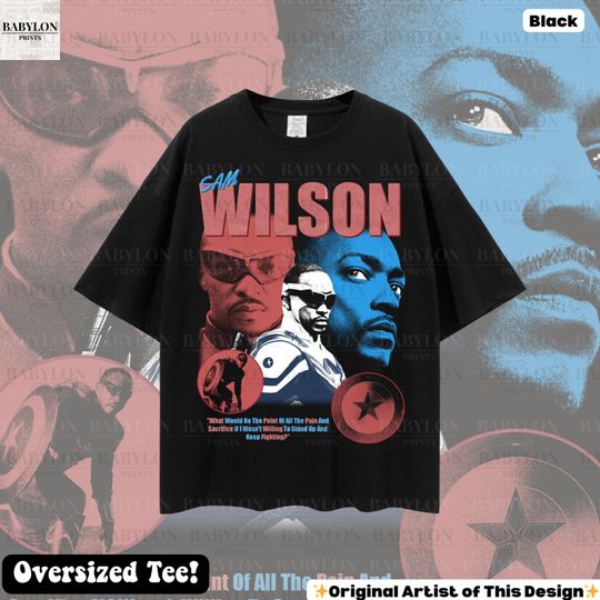 Oversized Sam Wilson Shirt Marvel Captain America Brave New World TShirt Sam Wilson Shirt Red Hulk T Shirt Marvel Shirt Gift Disney Trip Tee