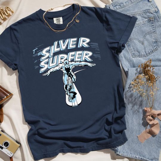 Marvel Fantastic Four Silver Surfer Vintage Portrait Shirt,  Avengers Sweatshirt, Custom Marvel T-shirt, Disney Trip 2025 Shirt, HHA662