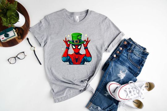St.Patrick Spiderman Shirt, Superhero Patrick Shirt, St.Patrick Day Shirt, St. Patricks Day Spider Marvel Spiderman Shirt