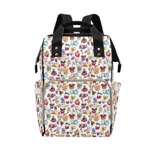 Discover Disney Snacks Diaper Bag Backpack | Disney Snacks Diaper Bag | Disney Snacks Backpack | Disney Diaper Bag | Disney Backpack | Disney Snacks