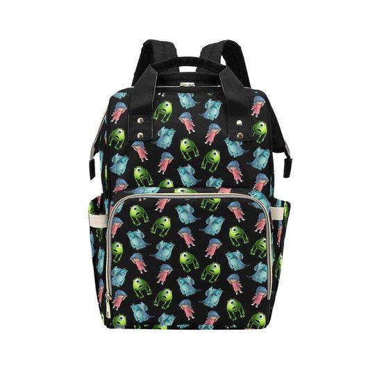 Discover Monsters Inc Diaper Bag Backpack | Monsters Inc Backpack | Disney Diaper Bag | Disney Backpack | Disney Bag | Disney Diaper Backpack |