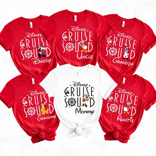 Discover Disney Cruise Shirt, Disney Cruise Squad Shirts, Custom Disney Cruise Family Shirts, Family Disney Shirts, Mickey and Friends Cruise Shirts