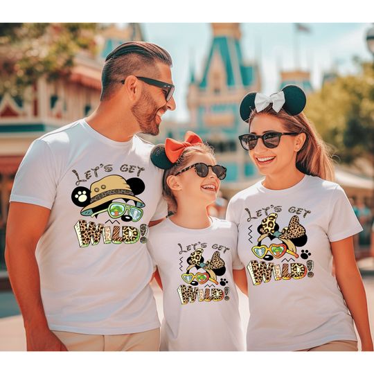 Discover Animal Kingdom Shirt, Mickey Minnie Safari Shirt, Disney Family Vacation, Let's Get Wild Matching Shirts, Safari Disney Shirt