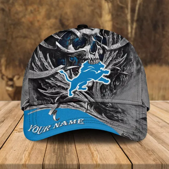 Discover Detroit Lions football 3D Classic Cap Personalized Gift For Fans