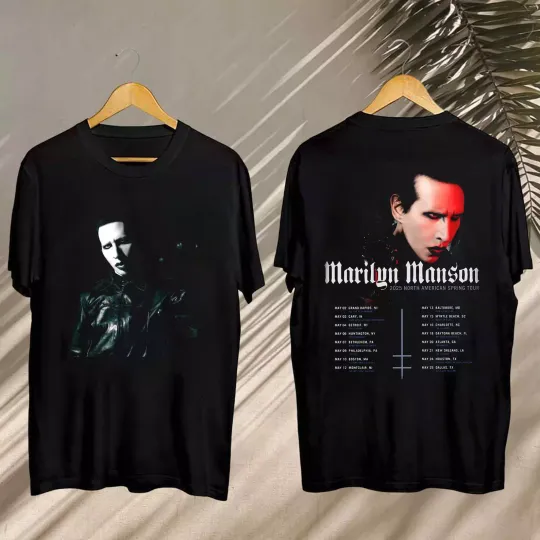 Marilyn Manson 2025 North American Spring Tour Tee