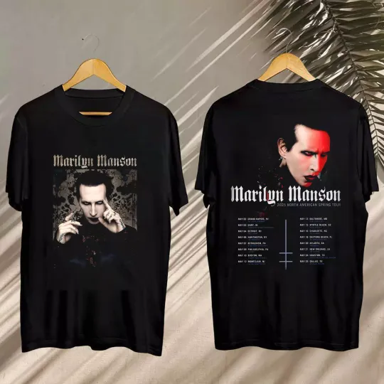 Marilyn Manson Fan Gift, Marilyn Manson Spring Tour 2025 Merch tee