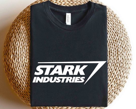 Discover Marvel Iron Man Stark Industries Logo T-shirt, Disney Marvel Unisex T-shirt Family Birthday Gift Adult Kid Toddler Tee