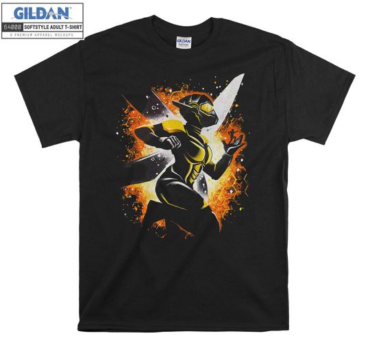 Discover Vintage Marvel Avengers Wasp Silhouette Portrait Shirt Marvel T-Shirts, Kids & Adult Holiday Hoodies