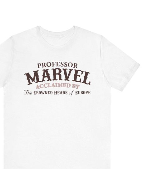 Wizard of Oz  Professor Marvel T-Shirt, Vintage Style Movie Tee for Classic Film Fans
