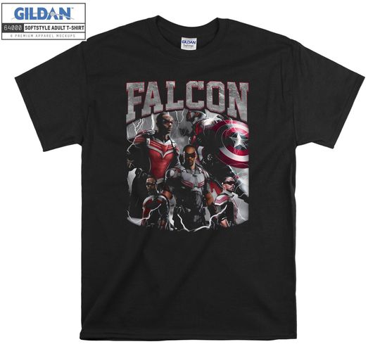 Discover Falcon Poster Marvel Avenger T-shirt Hoody Kids Child Tote Bag Tshirt S-M-L-XL-XXL-3XL-4XL-5XL Gildan Oversized Men Women Unisex 6892