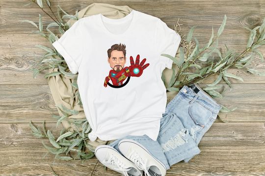 Cool Iron Man T-Shirt, Tony Stark Marvel Design Shirt, Funny Iron Man Avengers Tee, Marvel Comic Universe Shirt, Man Shirt Tee, Woman Shirt