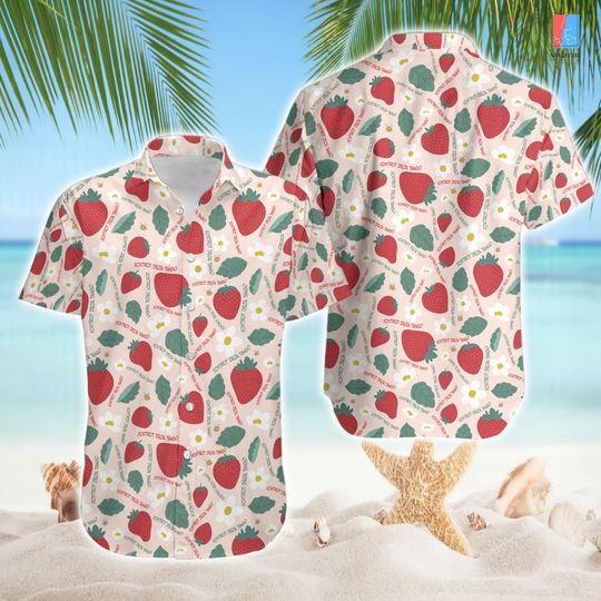 Strawberry Foxtrot Delta Tango Hawaii Shirt, Subtle Anti Trump Button Up Hawaiian Shirt, Democrat Shirt, Family Vacation Shirt