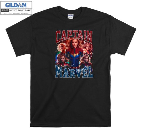 Captain Marvel Poster Avenger T-shirt Hoody Kids Child Tote Bag Tshirt S-M-L-XL-XXL-3XL-4XL-5XL Gildan Oversized Men Women Unisex 6585