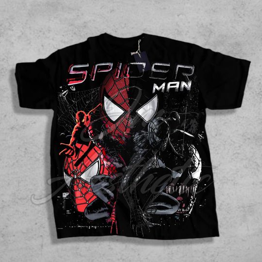Discover Limited Spiderman 90s Style Graphic Tee Unisex for Men & Women