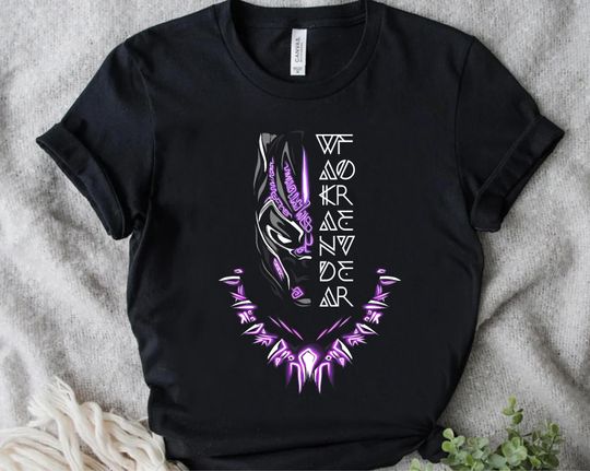 Marvel Black Panther Wakanda Forever Shirt, The King Of Wakanda Shirt, T'Challa 1976 Tee, Long Live The King Shirt, WDW Epcot Theme Shirt