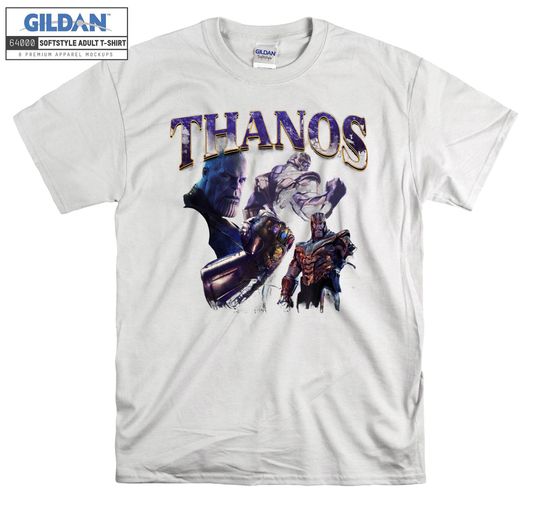 Thanos Poster Marvel Graphic T-shirt Hoodie Kids Child Tote Bag Tshirt S-M-L-XL-XXL-3XL-4XL-5XL Gildan Oversized Men Women Unisex A623