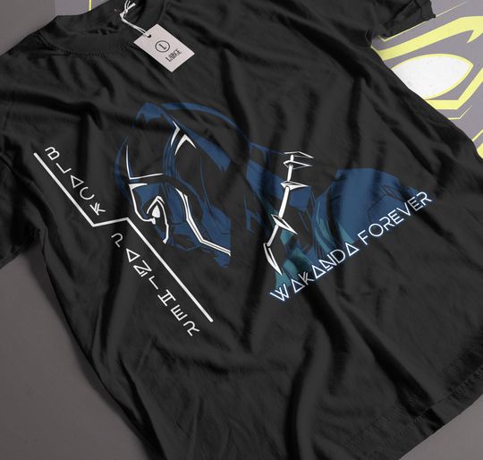 Retro Vintage Black Panther Wakanda, Marvel Superhero Black Panther, Holiday Vacation Trip Superhero Fan Wakanda Forever, Comic Fan T-Shirt