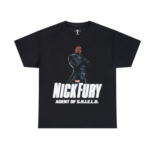 Discover Nick Fury T-Shirt, Marvel T-Shirt, S.H.I.E.L.D. T-Shirt, Gift for Comic Book fan
