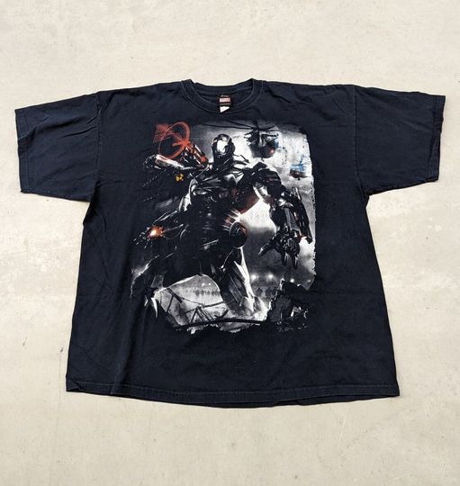 Discover Early 2000s War Machine Marvel Mad Engine t-shirt