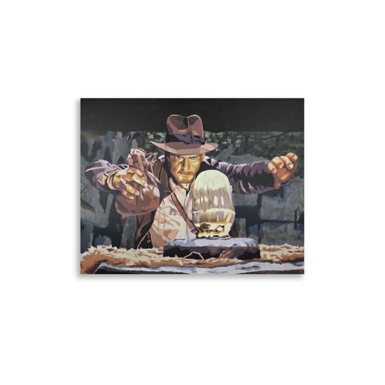Indiana Jones | Poster Art Print | Movie Art | Idol Swap
