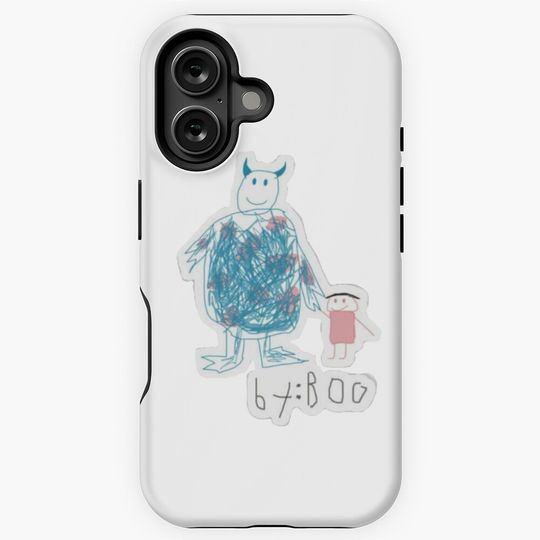 Boo and Sully drawing from the movie  iPhone Case