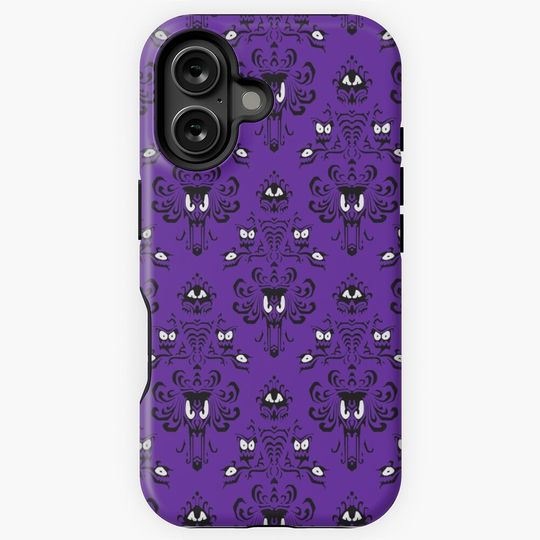 Haunted Mansion Wallpaper iPhone Case