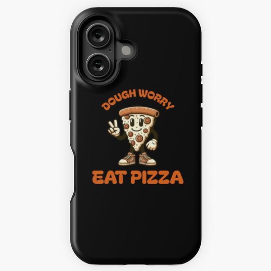 Discover Dough Worry Eat Pizza iPhone Case