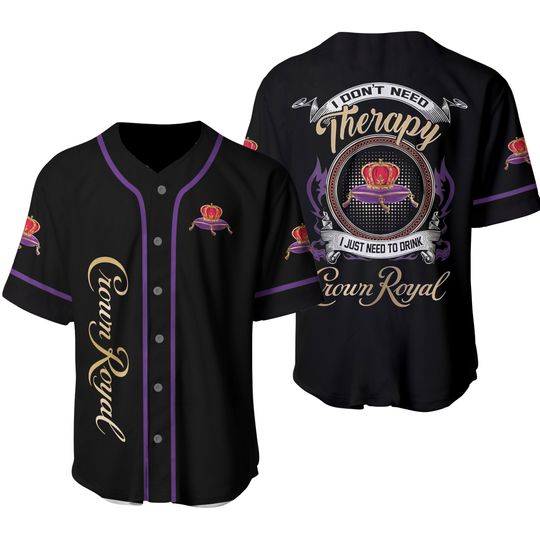 Crown Royal Jersey, Whisky Baseball Jersey, Crown Royal Baseball Shirt, Crown Royal Jersey Shirt, Shirt For Men, Baseball Jersey Shirt