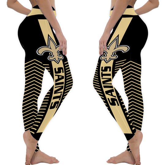 New Orleans Saints Team Football Leggings