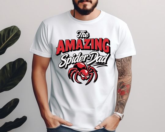 The Amazing Spider-Dad Shirt, Spiderman Papa Shirt, Marvel Birthday Dad T-Shirt, Spidey Daddy Tee, Avengers Father Sweatshirt