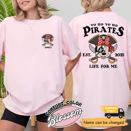 Discover Disney Minnie Yo Ho Yo Ho A Pirate's Life For Me Shirt, Disney Pirates of Caribbean Shirt, Disney Cruise Pirates Shirt