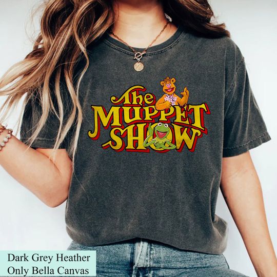 Disney The Muppet Christmas Carol Show Unisex T-shirt, Retro 90's K the frog And Fozzie Bear Disneyland Xmas Party Gift Christmas 2023