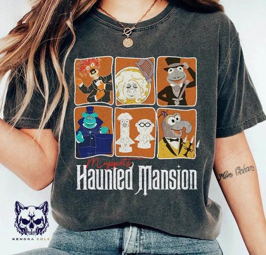 Vintage The Muppets Characters Shirt, The Haunted Mansion Shirt, Muppets Show Tee, Family Vacation Gift, Muppets Merch, Tee For Kids
